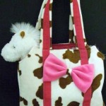 BROWN WHITE BAG HORSE